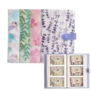 Водонепроницаемый планировщик бюджета, книга, альбом для денег, конверт 120/240, папка для купюр, коллекция D(120 pockets)