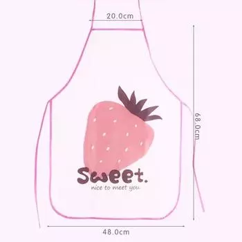 Водонепроницаемый полупрозрачный фартук Stay Stain для готовки и уборки Lemon