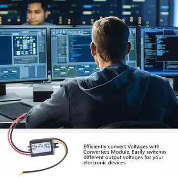 Водонепроницаемый понижающий преобразователь 12 В, 24 В в 1/2/7/8/10 В, 1 А, модуль преобразователя питания для автомобильного светодиодного дисплея, двигателя 2V