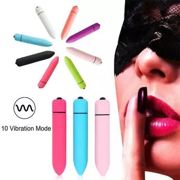 Водонепроницаемый портативный женский 10-скоростной вибратор для точки G, электрический массажер для клитора