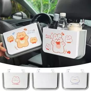 Водонепроницаемый ящик для хранения на спинке сиденья автомобиля, складной ящик для хранения автомобильных принадлежностей, украшения автомобиля Style 3