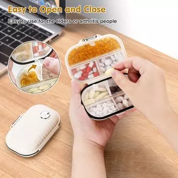 Водонепроницаемый ящик, портативный контейнер для лекарств, компактный портативный ящик, влагостойкий и пыленепроницаемый органайзер для офисных поездок