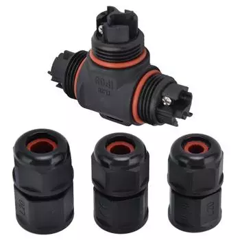 Водонепроницаемый разъем 3-контактный тройник электрический провод клемма адаптер быстрого подключения 250 В 16 А TL20