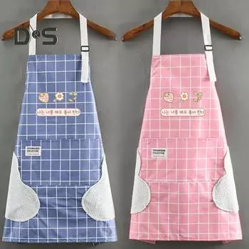 Водонепроницаемый регулируемый фартук, разные стили, легко носить, милый фартук для готовки фиолетовый