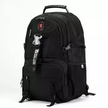 Водонепроницаемый рюкзак для мужчин, большая вместимость, дорожная сумка, Оксфорд, модные школьные сумки, 18-дюймовые рюкзаки для ноутбуков для подростков, мужской Mochila 18 inches чёрный