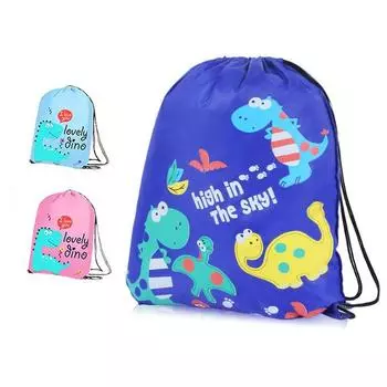 Водонепроницаемый рюкзак для плавания Динозавр Спортивная сумка на шнурке Детская сумка для плавания для детей Style 3