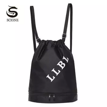 Водонепроницаемый рюкзак для плавания на шнурке, сухой и влажный рюкзак для кемпинга, спорта, путешествий, бассейна, пляжа, купальника, сумка для обуви глубокий/синий