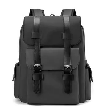 Водонепроницаемый рюкзак для поездок на работу, для компьютера, мужской рюкзак большой вместимости для деловых поездок серый
