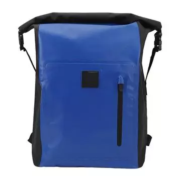 Водонепроницаемый рюкзак емкостью 25 л из ПВХ, многоцелевой, устойчивый к разрывам, сухой мешок для путешествий на открытом воздухе, походов синий