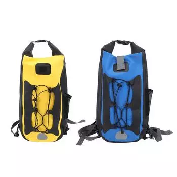 Водонепроницаемый рюкзак многофункциональный 20 л большой емкости ПВХ уличный спортивный рюкзак для путешествий Blue