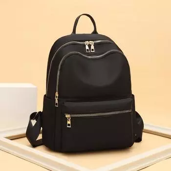 Водонепроницаемый рюкзак Oxford для женщин, элегантный и повседневный, однотонный, износостойкий, большой вместимости, для поездок на работу и путешествий