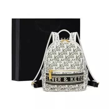 Водонепроницаемый рюкзак Оксфорд, дорожная сумка для подруги. Длина 21 см, ширина 10,5 см, высота 24 см. белый