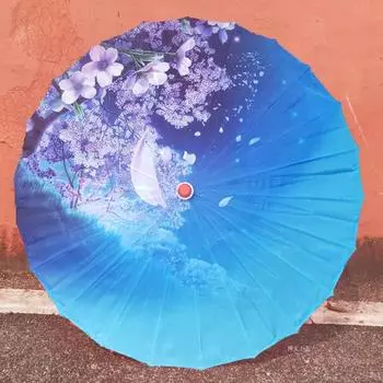 Водонепроницаемый шелковый женский зонтик ручной работы из китайской масляной бумаги зонт для фотографий Style 38