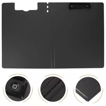 Водонепроницаемый складной планшет с двойными зажимами A4/A3 Обложка для файлов Папка-регистратор для записей и рисования Клип-органайзер для офисных принадлежностей Планшет-обменник