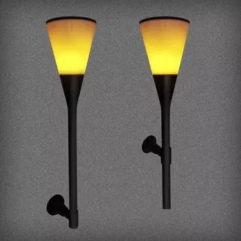 Водонепроницаемый солнечный светодиодный уличный светильник для газона, ландшафтный сад, тропа, пламя лампы