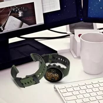 Водонепроницаемый спортивный ремешок 24 мм, мягкий силиконовый ремешок для Suunto 7/Spartan Sport/Spartan Sport Wrist HR/9/9 Baro/D5