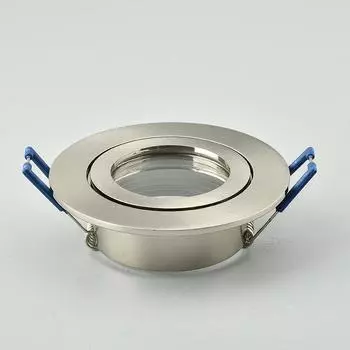 Водонепроницаемый светодиодный светильник для ванной комнаты, встраиваемая рама для крепления GU10/MR16, держатель для потолочного светильника, кронштейн для точечного освещения кухни, фитинги GU10 белый