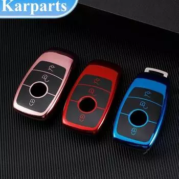 Водонепроницаемый ТПУ чехол для дистанционного ключа автомобиля для Mercedes Benz ACESG Class GLC CLE CLA W177 W205 W213 W222 X167 AMG защитный держатель 3 Buttons белый