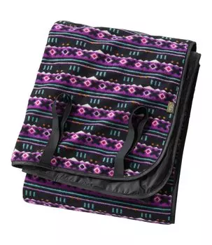 Водонепроницаемый уличный сверхкрупный принт, один размер подходит большинству, черный, горный классический принт, многоцветный 1000160361 LLBean Одеяло,