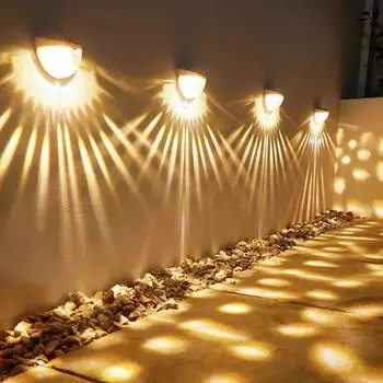 Водонепроницаемый уличный светодиодный солнечный светильник для украшения сада, наружное ландшафтное освещение, освещение дорожек на газоне для патио, двора, дома 1PC