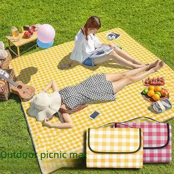Водонепроницаемый утолщенный коврик для пикника для кемпинга на открытом воздухе и палаток Small 100x150cm