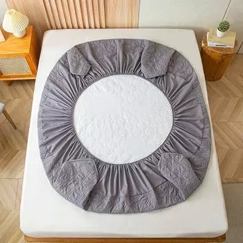 Водонепроницаемый утолщенный материальный чехол, простыни, наматрасник, протектор, регулируемый чехол на кровать, антибактериальное покрывало 150/160x200 см D-pillowcase 74x48cm