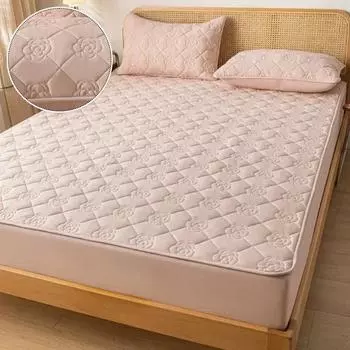 Водонепроницаемый утолщенный наматрасник, протектор, регулируемые простыни, покрывала, антибактериальный коврик для кровати 150x200, 160x200, 180x200 120x200x30cm