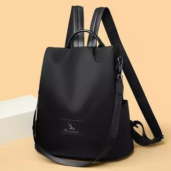 Водонепроницаемый вязаный нейлоновый рюкзак-кенгуру для женщин, противоугонный дорожный рюкзак большой вместимости, многоцелевая школьная сумка для девочек