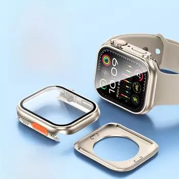 Водонепроницаемый защитный чехол для Apple iWatch S9 Ultra 360°: Корпус второго поколения со встроенной мембраной 44mm чёрный
