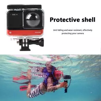 Водонепроницаемый защитный чехол для бокса, противоударный чехол для подводного погружения, для панорамной камеры Insta360 ONE RS