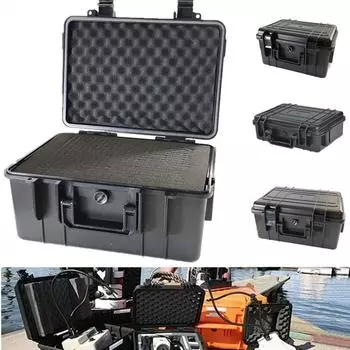 Водонепроницаемый защитный чехол для инструментов из АБС-пластика, герметичный защитный чехол для кемпинга и путешествий, сухая коробка HYC002(280x230x155MM)