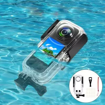 Водонепроницаемый защитный чехол для камеры для дайвинга и плавания Insta360 X3, аксессуары для спортивных камер