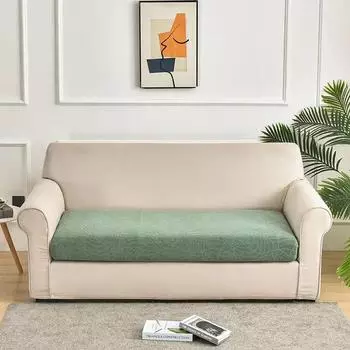 Водонепроницаемый жаккардовый чехол для дивана для гостиной, эластичный L-образный чехол для дивана, регулируемый чехол для дивана, домашний декор, съемный 1PC Normal Size-2