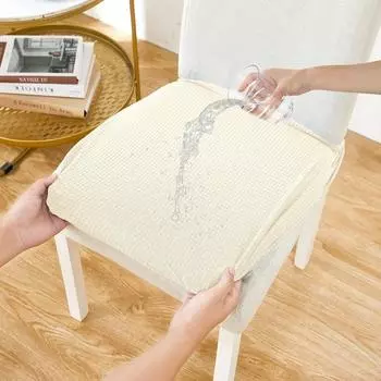 Водонепроницаемый жаккардовый чехол на стул, эластичный чехол для стула из спандекса, чехол для стула для столовой, кухни, 2023, для дома, отеля 1pcs