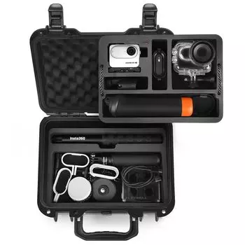 Водонепроницаемый жесткий чехол Lekufee, совместимый с камерой Insta360 GO 3S Insta360 GO 3 Vlogging Camera и аксессуарами / (Только случай)