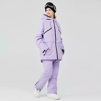 Водонепроницаемый зимний костюм для мужчин и женщин Ветрозащитные костюмы Одежда для сноуборда, лыжные комплекты, зимние куртки и брюки XXXL белый