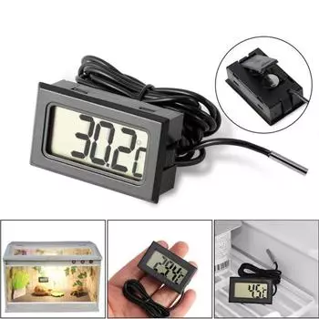 Водонепроницаемый зонд ЖК-цифровой холодильник автомобильный номер аквариум термометр тестер