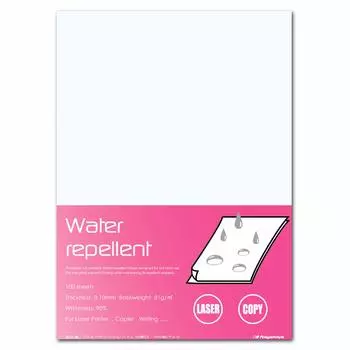 Водоотталкивающая бумага Nagatoya Shoten A4 средней толщины 100 листов [водоотталкивающая] Na-WR101