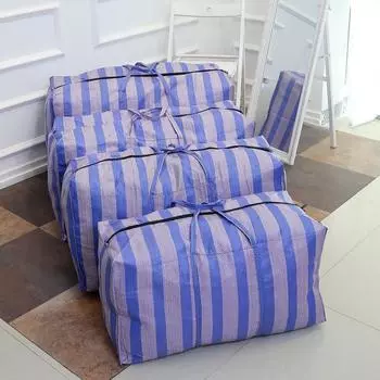 Водоотталкивающая нейлоновая сумка: Большая сумка для переезда из плотного оксфорда и брезента 75*36*27 (75L)