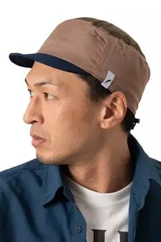 Водоотталкивающая рабочая кепка Trail Cap Hat Large Free Size окружность бежевый x хаки [Nakota] Мужская женская (Голова примерно. 56-58 см)