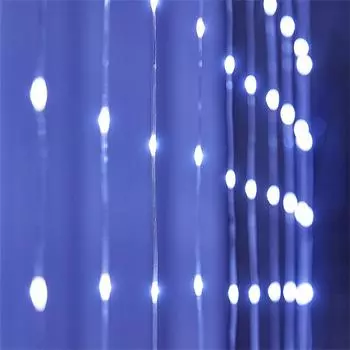 Водопад занавес Светильник 300 светодиодов 3X3M Сказочные огни Таймер 8 режимов USB гирлянды для комнаты стены вечеринки Рождество в помещении и на открытом воздухе Декор 8 modes with hook теплый белый