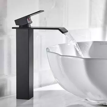 Водопадный смеситель для ванной комнаты, смесители для горячей и холодной воды из нержавеющей стали, смесители для раковины, смесители для ванной комнаты, кухни, монтируемые на палубе