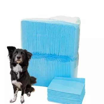 Водопоглощающие и устойчивые к запахам простыни для домашних животных 100 M размер YMfortune-smile [тонкие] простыни/туалет (Тонкие, листы, (45x60)) синий