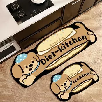 Водопоглощающий, маслопоглощающий, грязеотталкивающий коврик для ванной комнаты, противоскользящий коврик для ног для ванной комнаты