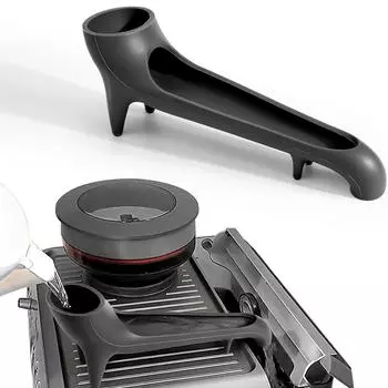 Водопроводный кран для кофеварки, резервуар для воды из пищевого силикона, воронка быстрого доступа для аксессуаров для кофемашины чёрный