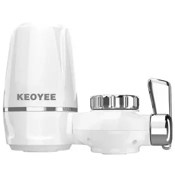 Водопроводный кран с прямым краном pfas фильтр для воды, подходящий к любому крану, простой в использовании картридж для очистки воды, очиститель [KEOYEE],