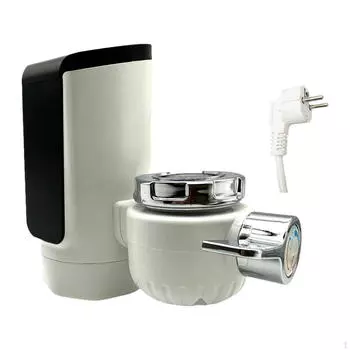 Водопроводный кран со светодиодным цифровым дисплеем, электрический нагреватель для кухни