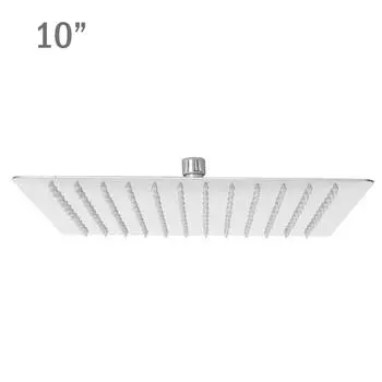 Водопроводный кран высокого давления, верхний квадратный спринклер из нержавеющей стали, распылитель, насадка для душа, смеситель 8inch