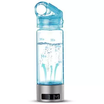 Водородный генератор для бутылок с водой, 400 мл, перезаряжаемый, технология SPE, портативный светодиодный дисплей золотой
