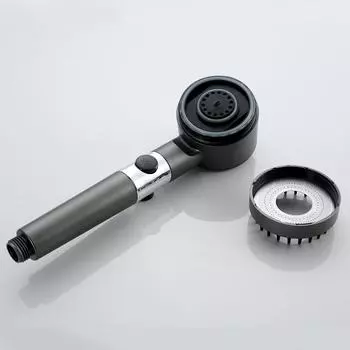 Водосберегающая душевая головка с мощным напором, большой поток воды, регулируемая 4 режима, запасные части для домашней ванны